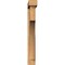 Ekena Millwork Westlake Block Smooth Bracket w/ Offset Brace, Western Red Cedar, 5 1/2"W x 32"D x 44"H BKT0604X32X44WTL05SWR - alternate 4